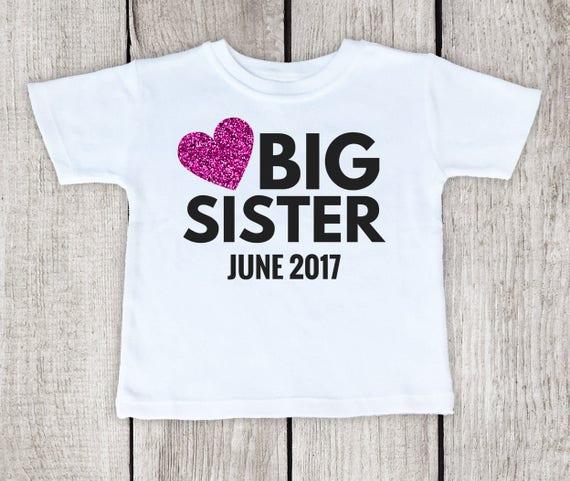 Big Sister Shirt Personalized Pregnancy Announcement Brother | Etsy