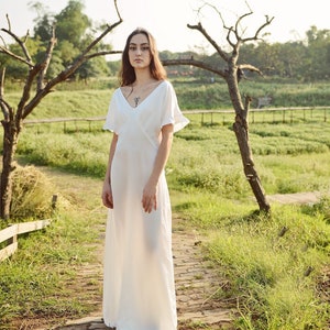 Casual Ivory Dresses Etsy