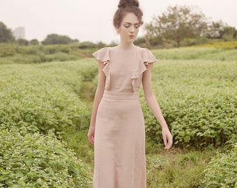 Prairie Dress Women - Women Organic Cotton Dress - Beach Resort Dress