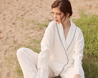 Cotton Pajamas Women - Women Organic Clothing - Organic Cotton Clothing - Cotton PJs Sets