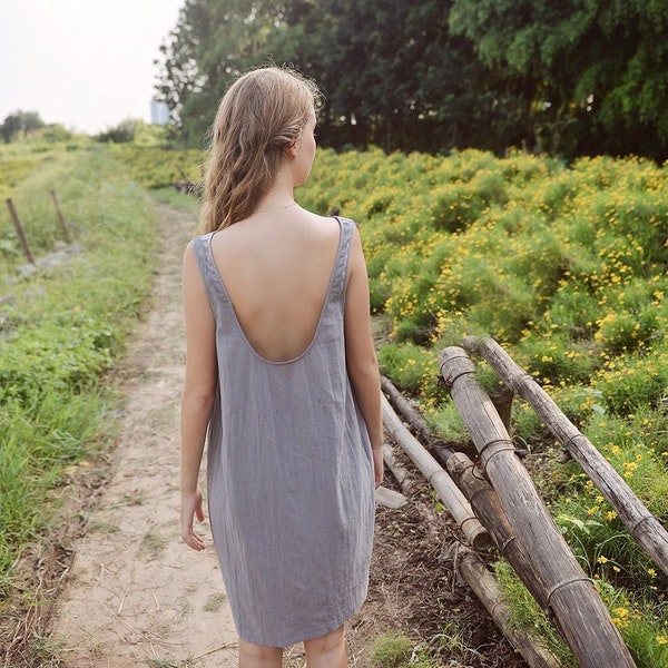 Summer Linen Dress - Etsy