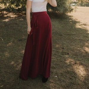 Linen Skirt Women - Women Long Skirt - Wrap Skirt Linen - Womens Skirts