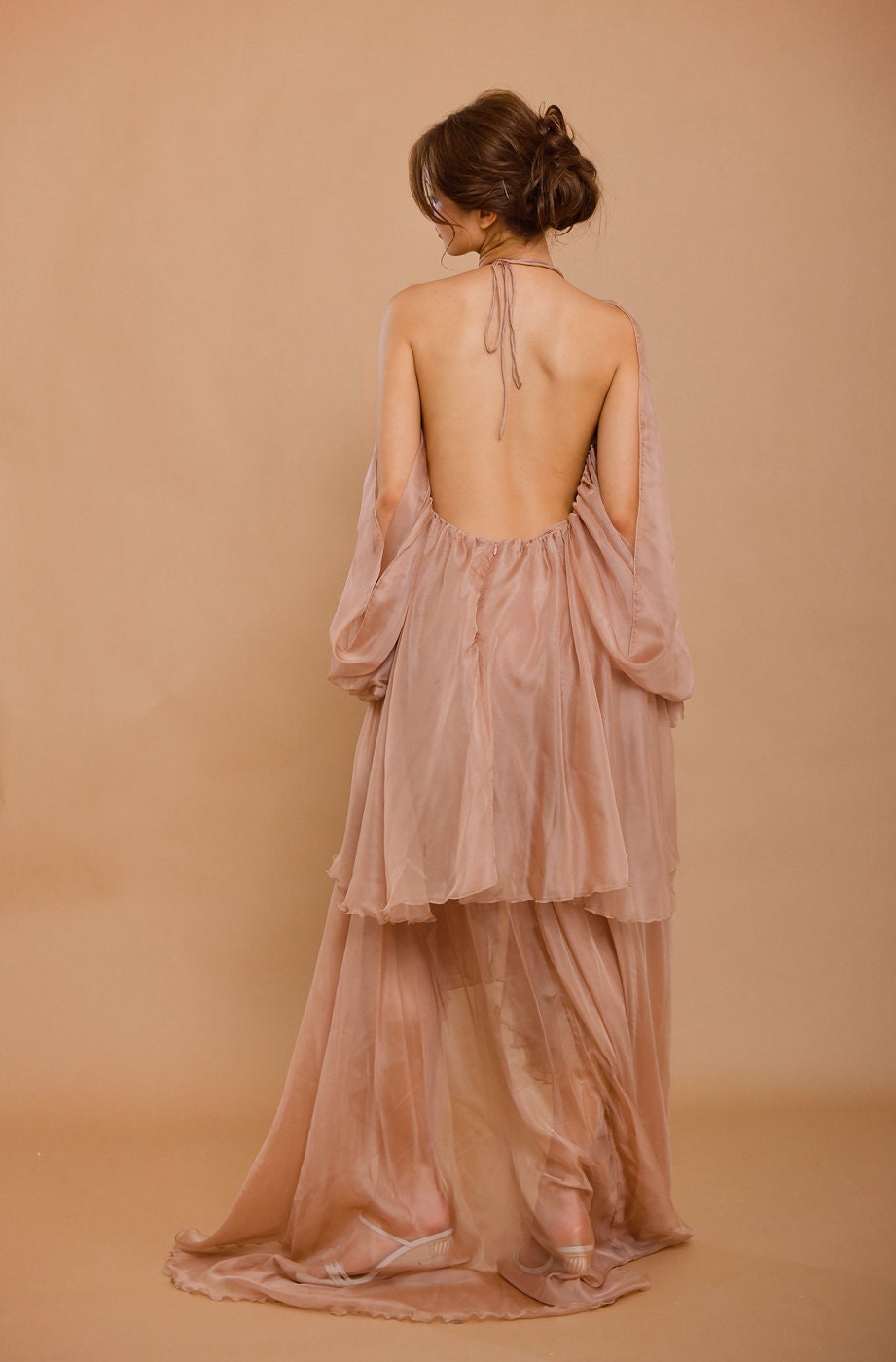 Maxi Sheer Dress Multiple Layers - Etsy