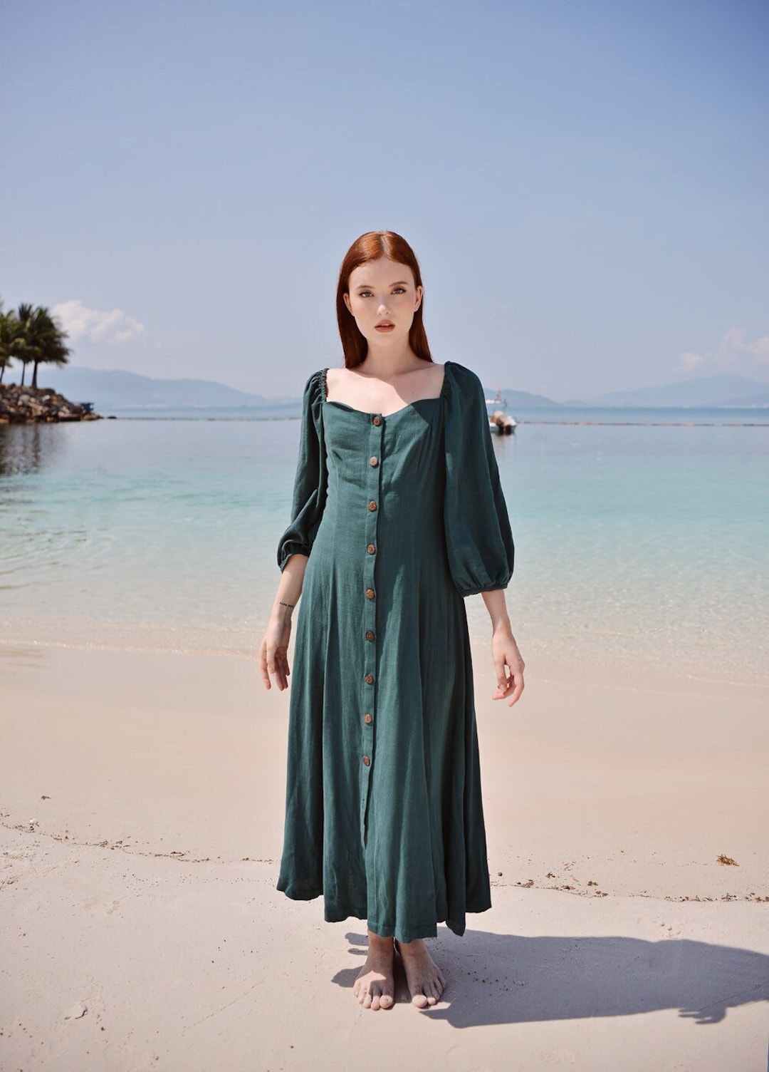 Long Dress for Women Summer Linen Dress Cotton Dress