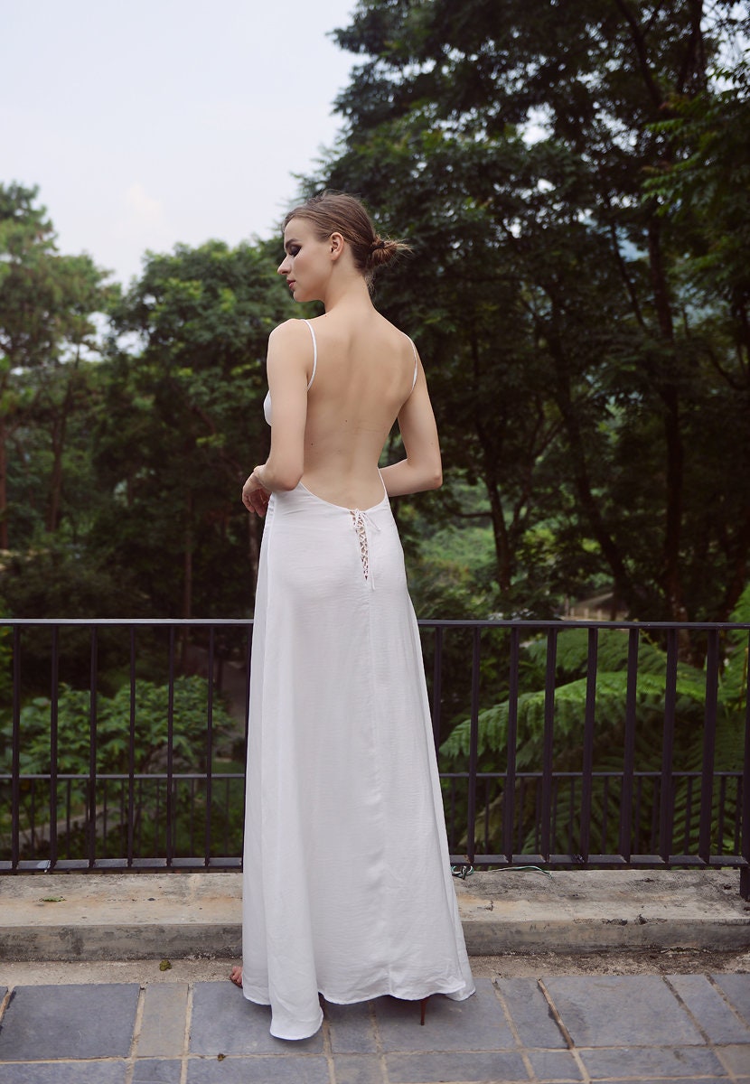 Silk Maxi Dress Wedding Guest Dress Bridesmaids Floor Length Dress