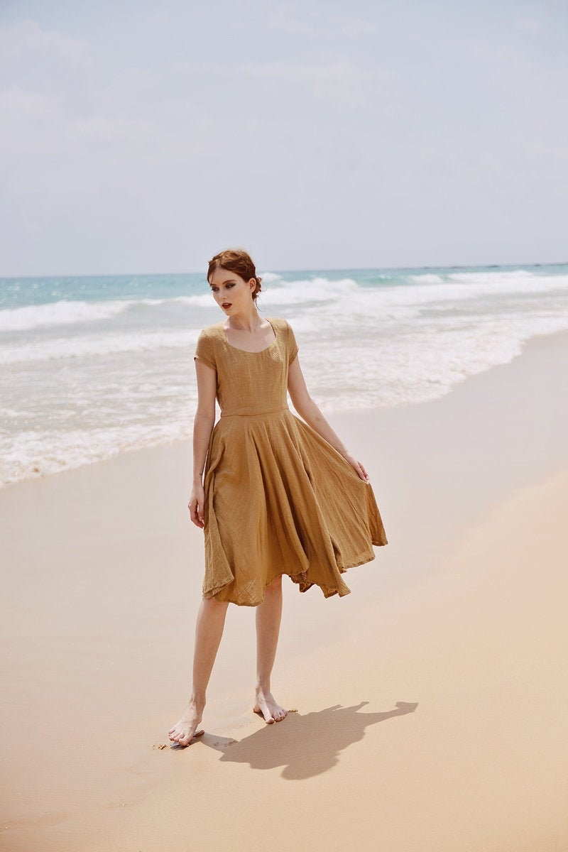 Linen Gauze Dress Dresses for Women Summer Gauze Dress Women 