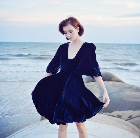 women's short velvet dress Women Velvet Dress Long Sleeve Slim Mini Short Bodycon Ruched Party Sexy