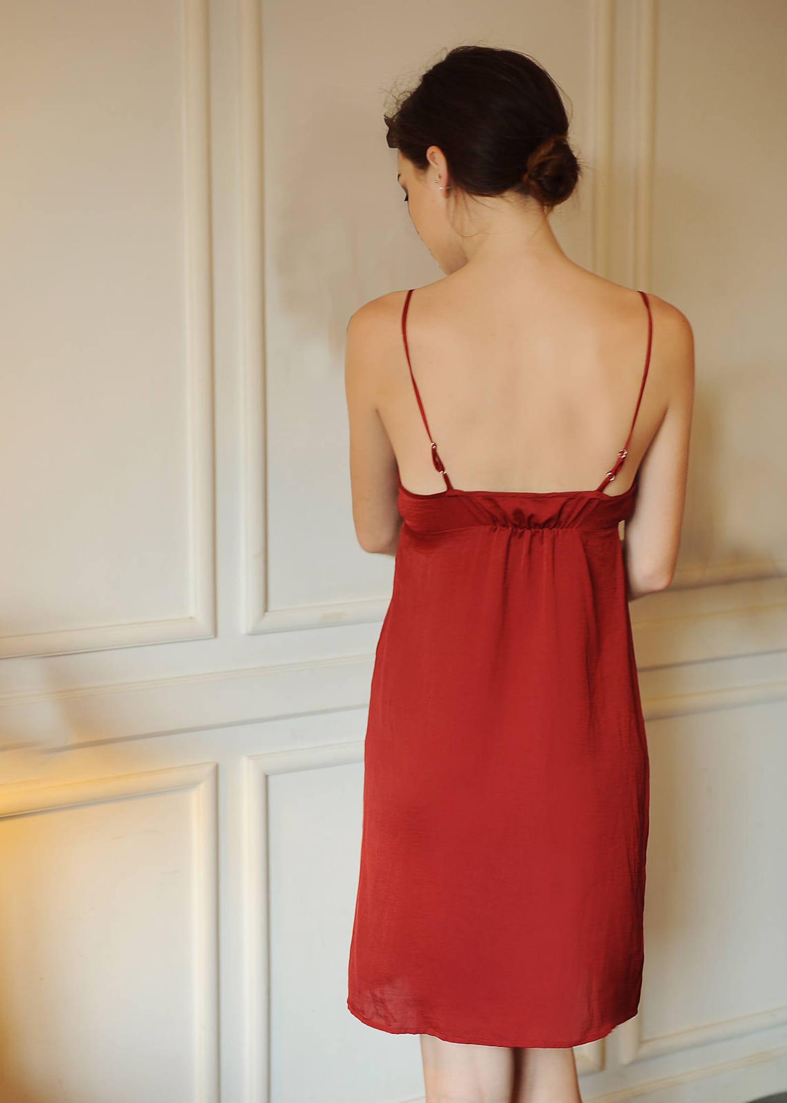 Women Silk Sleepwear Silk Slip Dress Silk Nightgown For Etsy