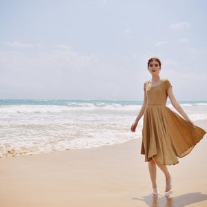 Linen Gauze Dress - Dresses for Women Summer- Gauze Dress Women image 10