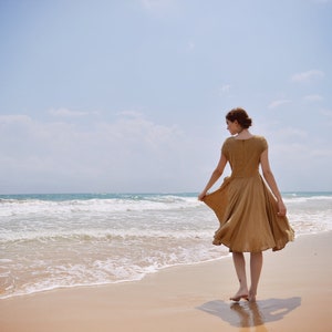 Linen Gauze Dress - Dresses for Women Summer- Gauze Dress Women image 8