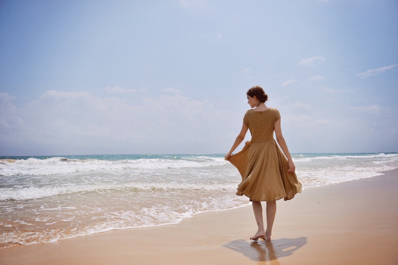 Linen Gauze Dress - Dresses for Women Summer- Gauze Dress Women image 8