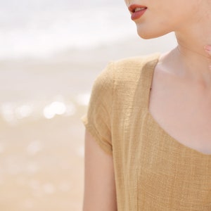 Linen Gauze Dress - Dresses for Women Summer- Gauze Dress Women image 7