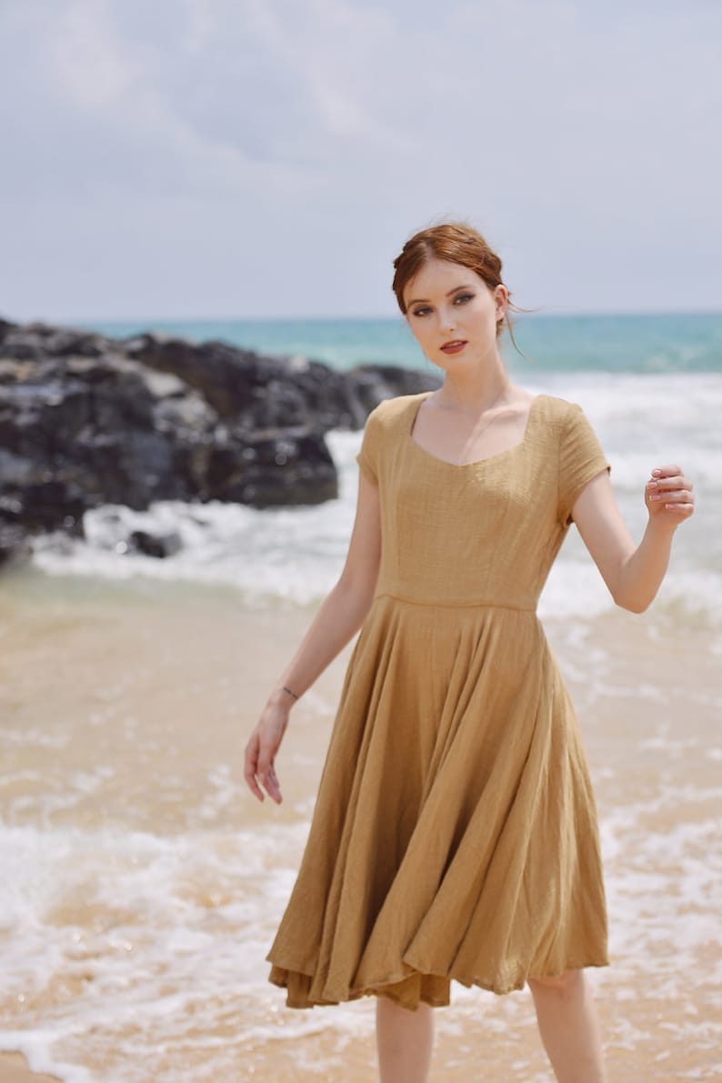 Linen Gauze Dress Dresses for Women Summer Gauze Dress Etsy