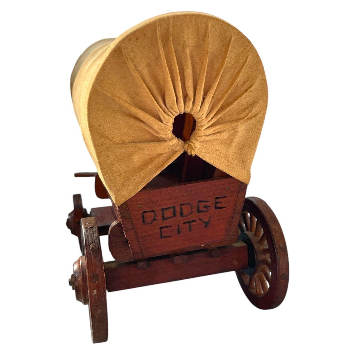 Conestoga Dodge City Covered Wagon Wooden Handmade Pioneer Model ...