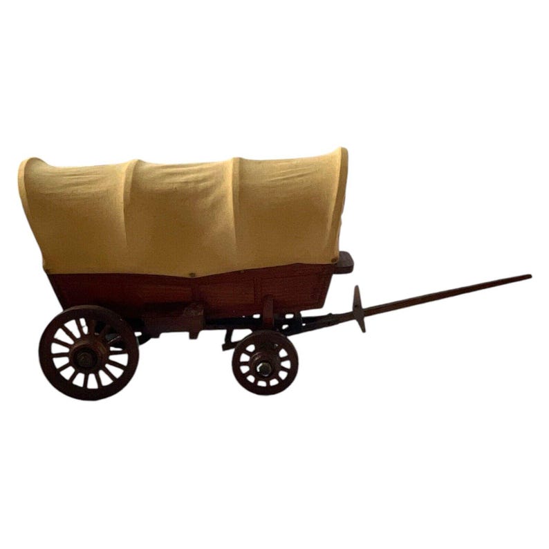 Conestoga Dodge City Covered Wagon Wooden Handmade Pioneer Model ...