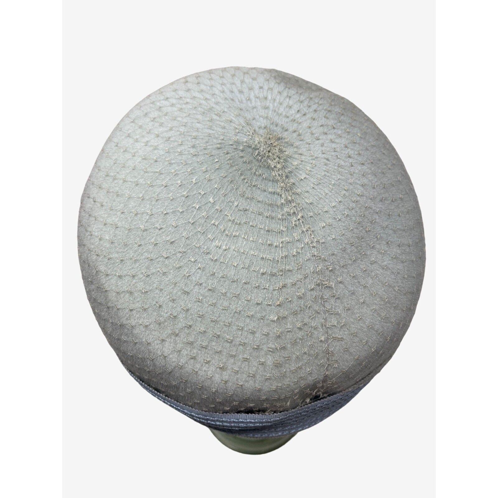 Ritz Henry Pollack Hat Dusty Blue Jewel Bow Band Baby‎ Blue Net Cover Circa 60s Ritz Henry Pollak - Etsy main image 4