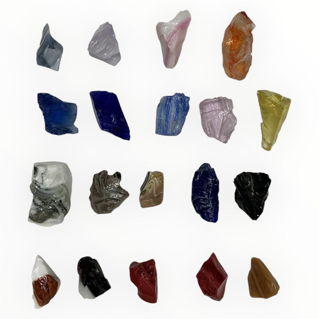 Multicolor Variety Slag Glass Cullet Assortment #6A4 - Etsy