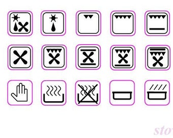 36 separate oven stove symbols.  UK SELLER  -  Overseas Shipping time could be up to 4 weeks