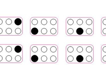 6 ring cooker top markings decals - double set. Please note Post to the USA can take from 2 to 6 weeks to arrive.