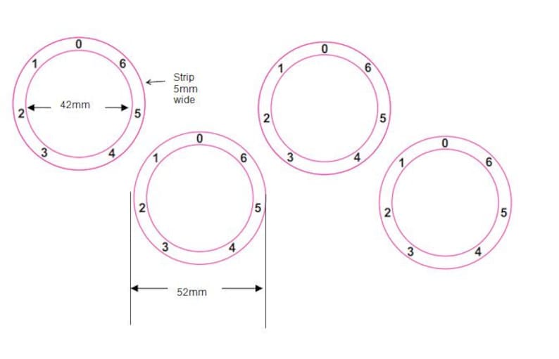 Stove Cooker Hob Dial Knob Numbers 1 6 ANTI Clockwise With Etsy