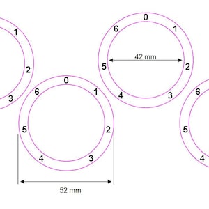 Composez le bouton de la plaque de cuisson électrique de la cuisinière 1-6 dans le sens des aiguilles d'une montre avec le zéro en haut. VENDEUR britannique à l'étranger Délai de livraison jusqu'à 4 semaines