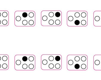 5 RING - with dot symbol to the side - Cooker Top Hob Markings - two single sets. UK SELLER  - Overseas Shipping time could be up to 4 weeks