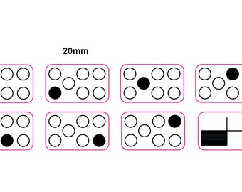 7 ring cooker stove top stickers  + 5 indicating oven and grill position stickers. UK SELLER - Overseas Shipping time could be up to 4 weeks