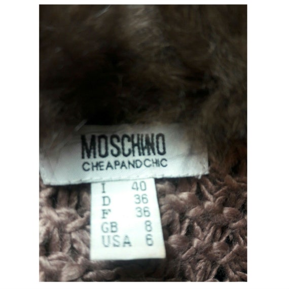 moschino cheap and chic sweater