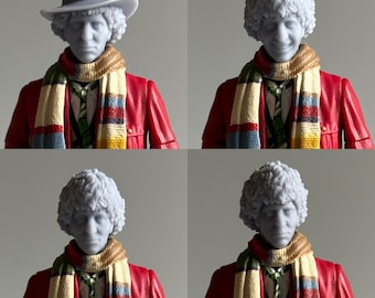 Definitive Tom Baker 1/13 scale head - multiple variants