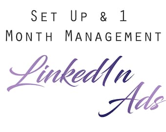 LinkedIn Ads Set Up & Management, LinkedIn paid ads, LinkedIn help, LinkedIn Paid social, LinkedIn Ads, LinkedIn management, paid social