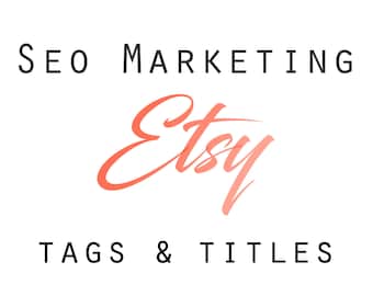 Titles and Tags Help for Etsy Listings (PDF) 1, 5, 10 or 20 Shop Listings