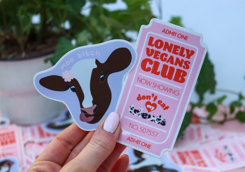 Pack of 2 Cute Stickers Laptop Stickers Mix Match Etsy UK