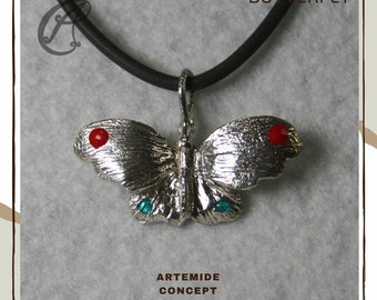 PENDANT FARFALLA Ilim silver 925. Female butterfly charm