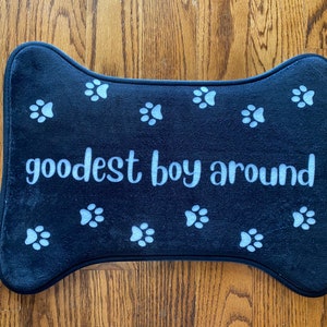 Goodest Boy Around | Pet Feeding Mats