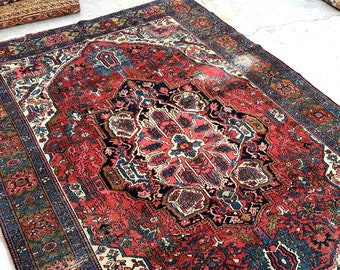 Large Vintage Rug / 6’6 x 9’2 Rug (#1086)