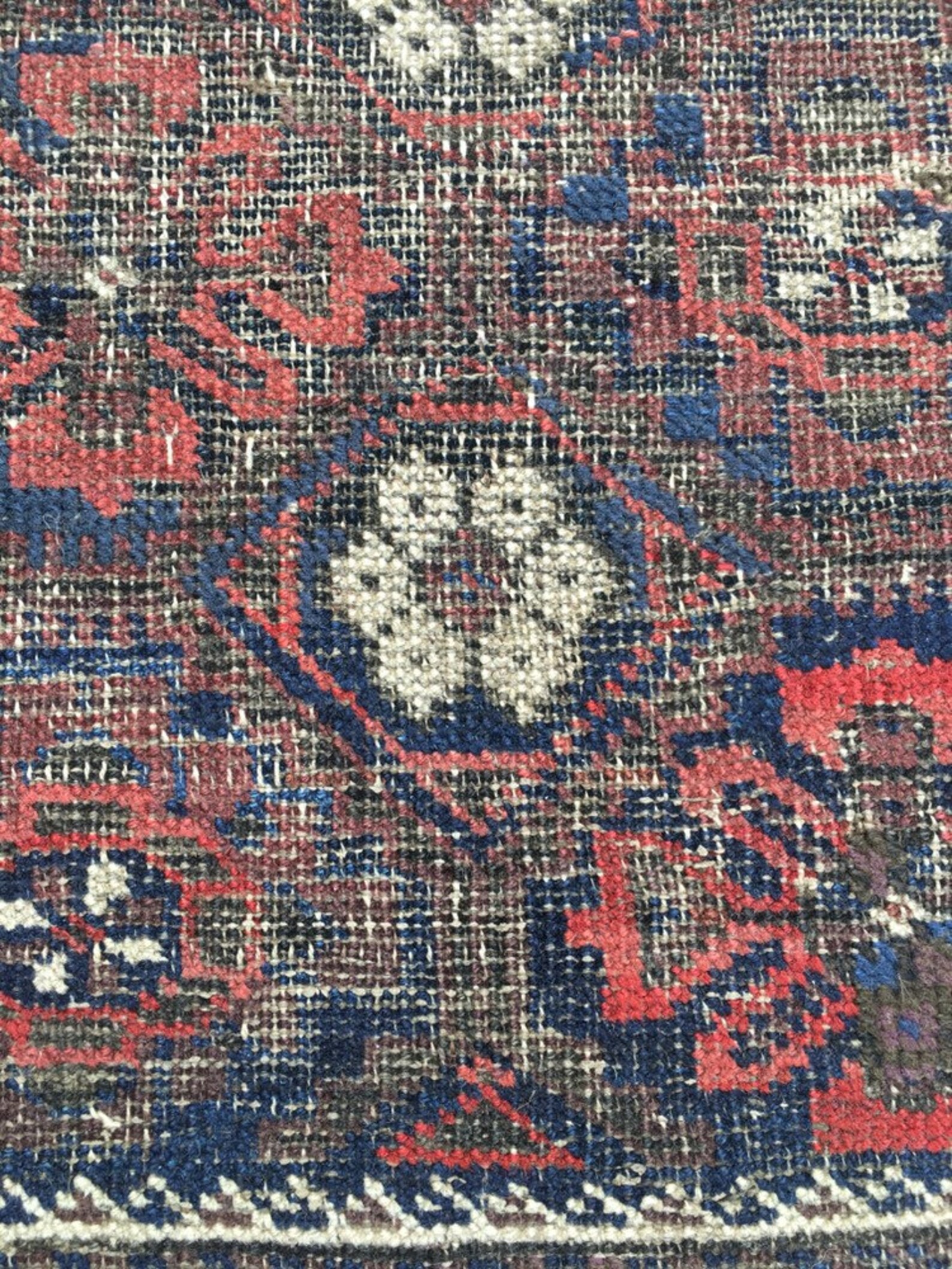 3' x 4'8 Antique Baluch Rug / Small Vintage Rug Etsy