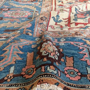 9’6 x 14’5 Extra Large Antique Rug / Vintage Wool Rug / Traditional Decor / Handmade Area Rug / Living Room Rug / Dining Room Rug #