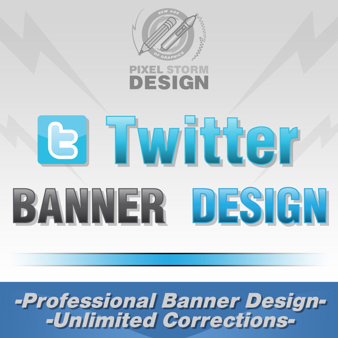 Twitter Banner Banner Design Custom Banner Business Etsy Twitter Banner Banner Design Custom Banner Business Etsy