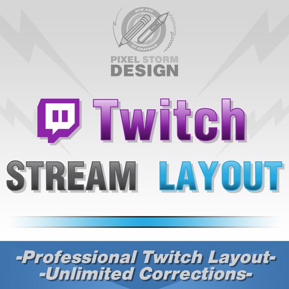 Twitch Stream Layout Stream Layout Xsplit Layout Stream Etsy