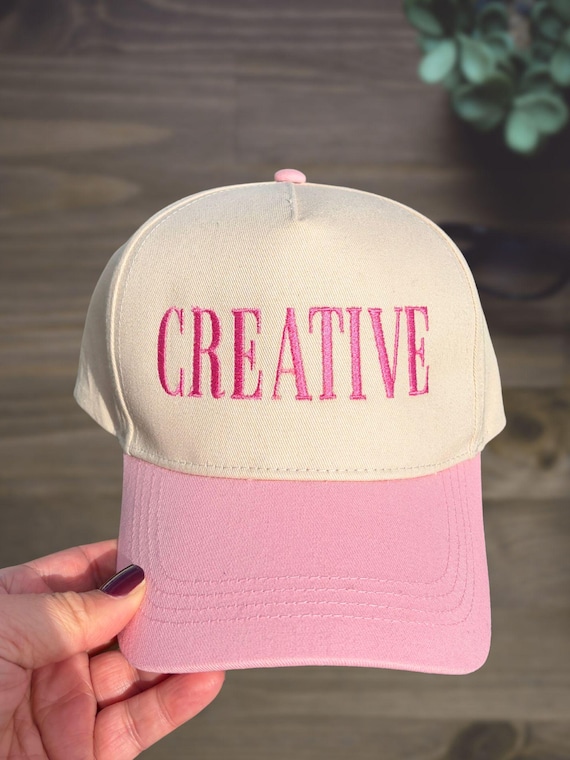 Cute fashion  Pink Logo Baseball Cap - Pink Strawberries & Cream® Trucker Hat – Cute, Lightweight Tennis  main image 3