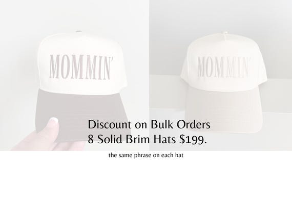 Mommin Embroidered Baseball Cap -mommin Trucker Hat  display picture 2