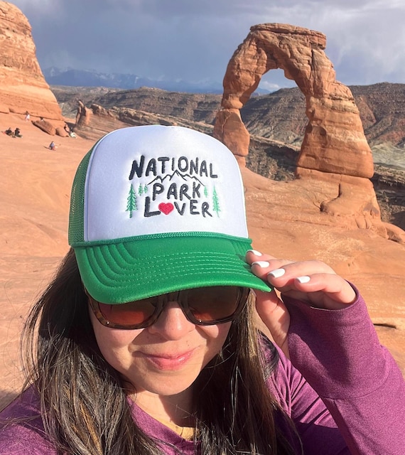 National Park lover Trucker Hat, outdoors hat, hat for hiking, i love national parks, National Park gift,