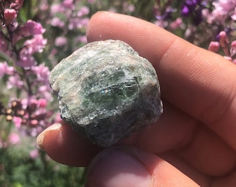 1 lb Bulk Raw Green Apatite Rough Crystals