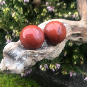 1 pc Tiny Red Jasper Sphere image 5