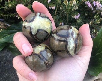 1 pc Small Septarian Nodules Sphere
