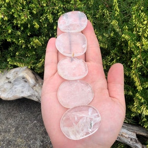 Tumbled Clear Quartz Palm Stones