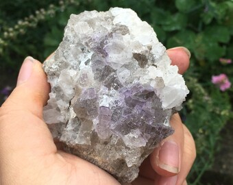 Purple Cubic Fluorite Specimen