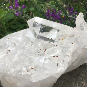 Large 3 lb High Quality Arkansas Clear Quartz Cluster