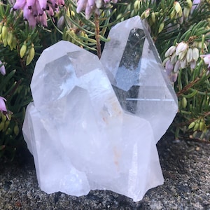 Stunning High Quality Arkansas Clear Quartz Cluster