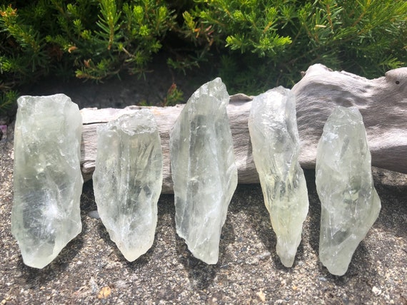Raw Green Quartz Crystals Etsy Singapore
